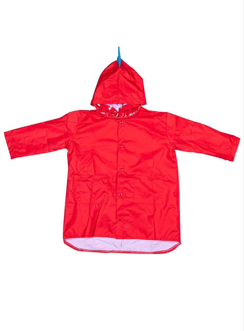 Dinosaur Spike Hooded Raincoat for Kids – Waterproof Rain Jacket with 3D Back Spines