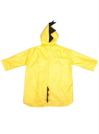 Dinosaur Spike Hooded Raincoat for Kids – Waterproof Rain Jacket with 3D Back Spines