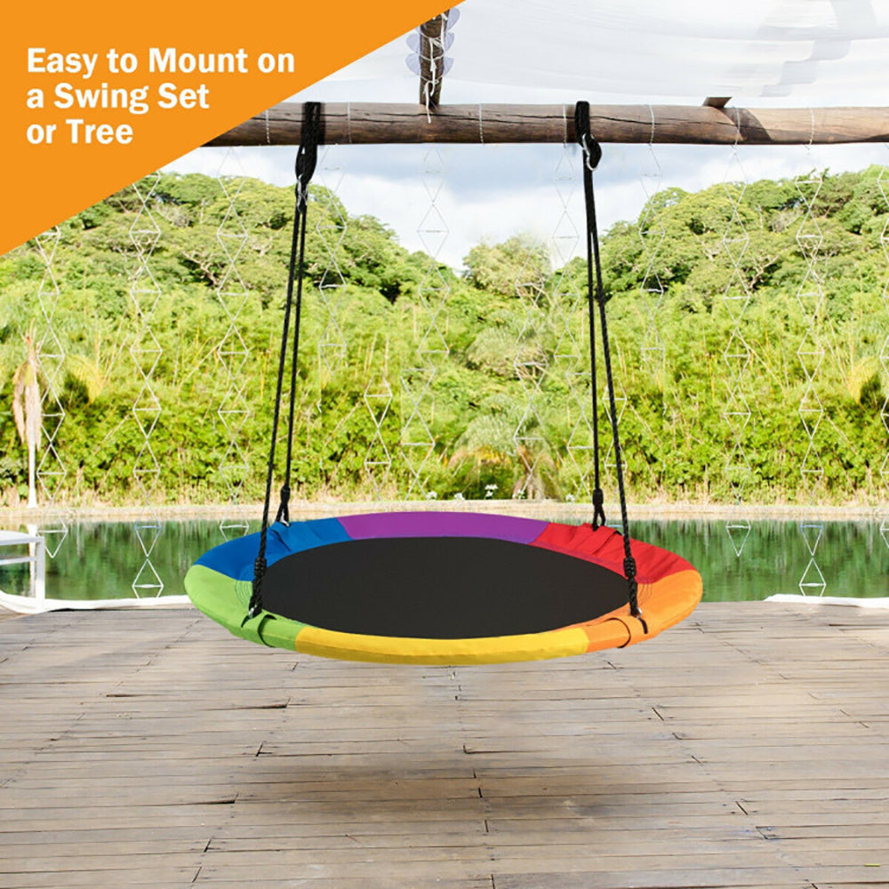 40" Flying Saucer Tree Swing for Kids – Outdoor Play