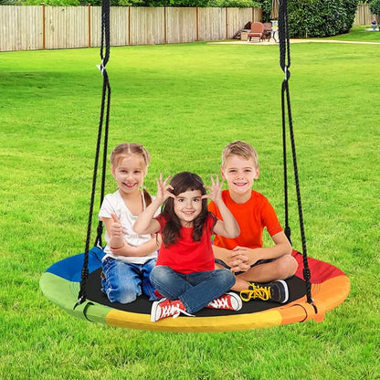 40" Flying Saucer Tree Swing for Kids – Outdoor Play
