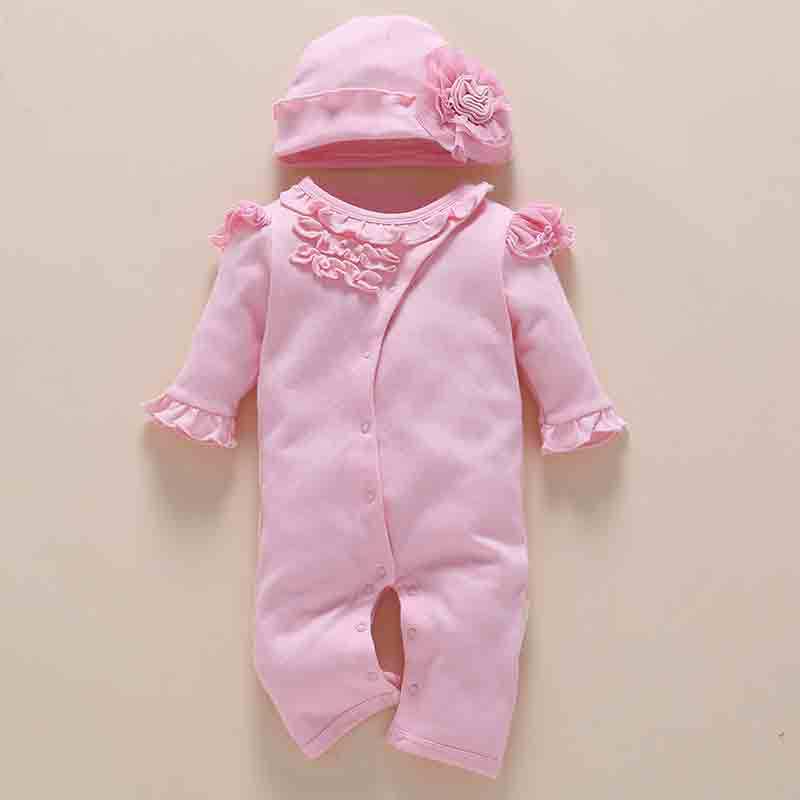 Soft Cotton Hooded Baby Romper – Cozy One-Piece Jumpsuit for Newborns & Infants