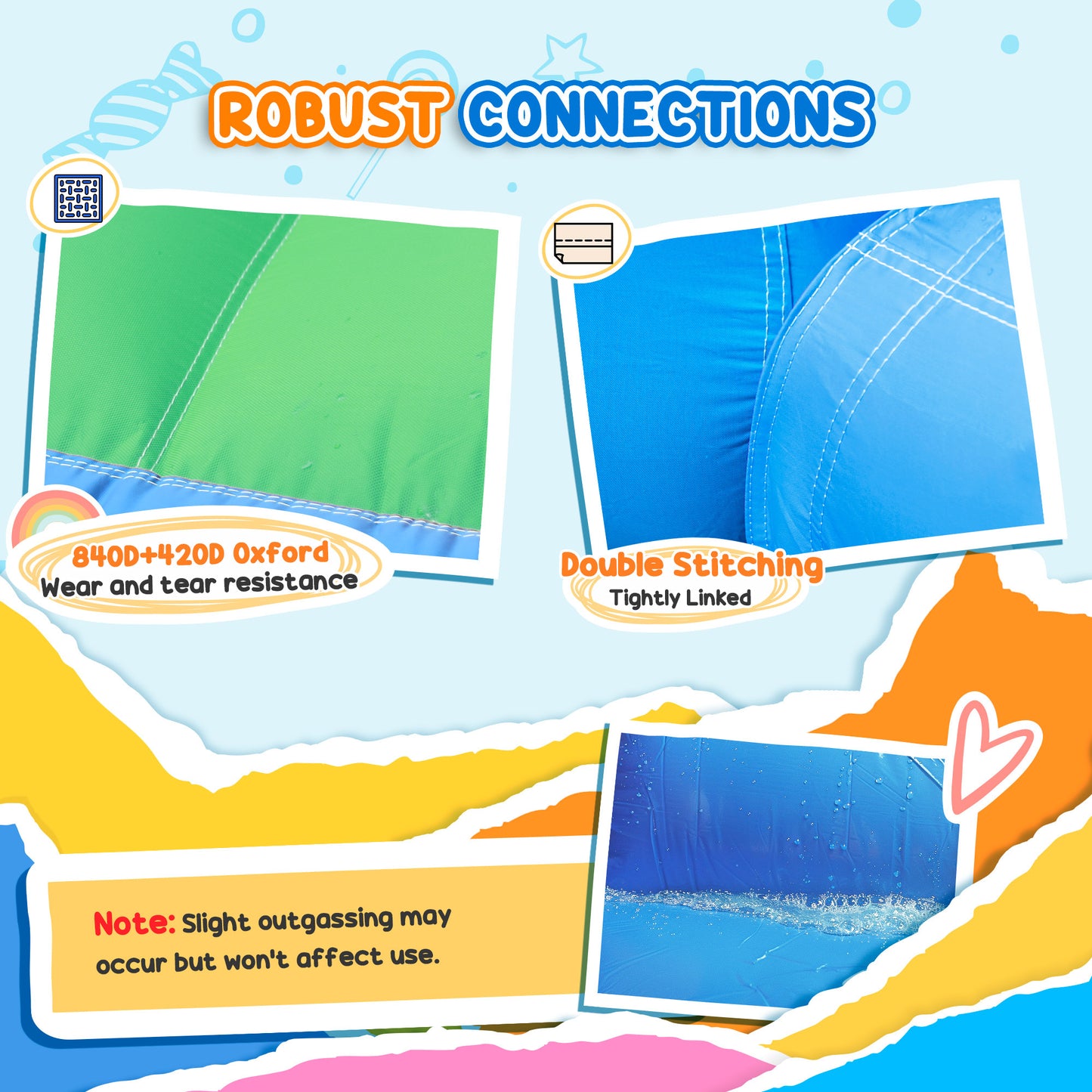 4-in-1 Inflatable Bounce House with Slide, Ball Pit & Basketball Hoop – 163" Kids Play Center