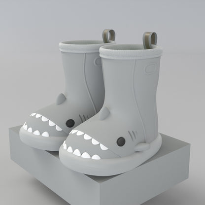 Kids Shark Rain Boots for Toddlers – Waterproof Non-Slip Dino Booties