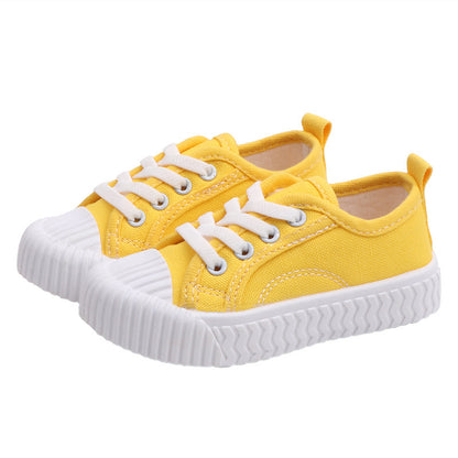 Autumn Korean Style Children’s Candy-Colored Canvas Shoes