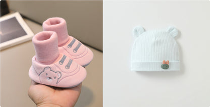 Baby Winter Booties – Non-Slip Plush Sock Shoes for Toddlers (1–3 years)