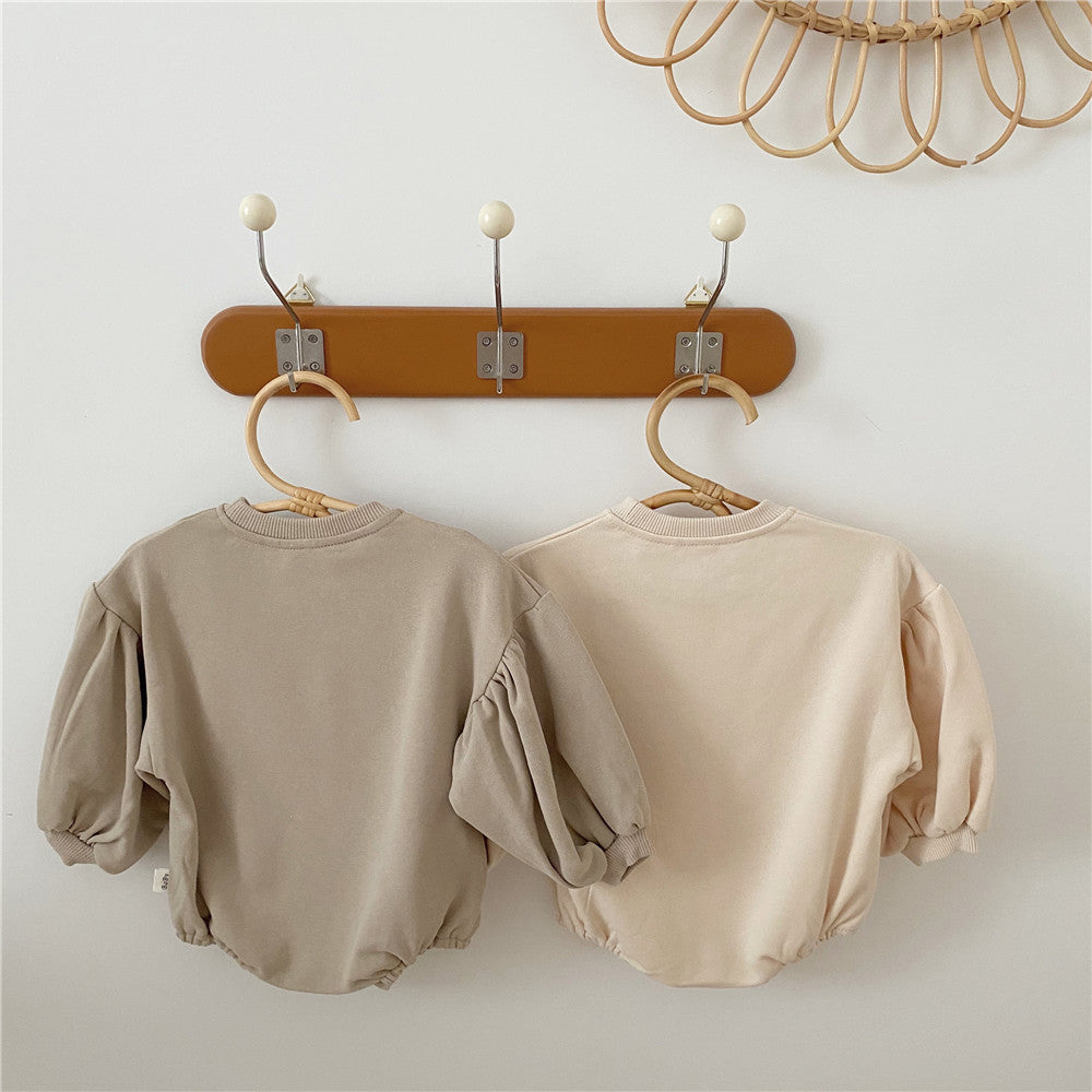 Bonjour Baby Romper Set + Poached Egg Headband (Unisex)