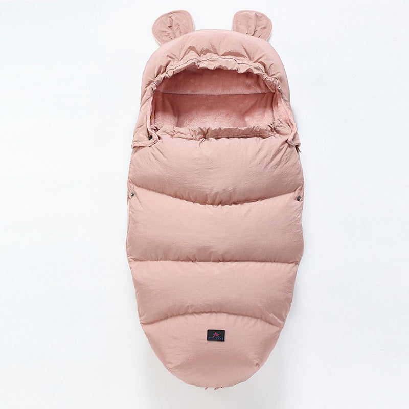 Baby Winter Stroller Sleeping Bag & Footmuff (0–3 Years) – Thick Warm Bunting Bag with Zipper Design