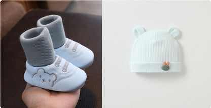 Baby Winter Booties – Non-Slip Plush Sock Shoes for Toddlers (1–3 years)