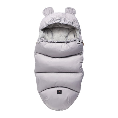 Baby Winter Stroller Sleeping Bag & Footmuff (0–3 Years) – Thick Warm Bunting Bag with Zipper Design
