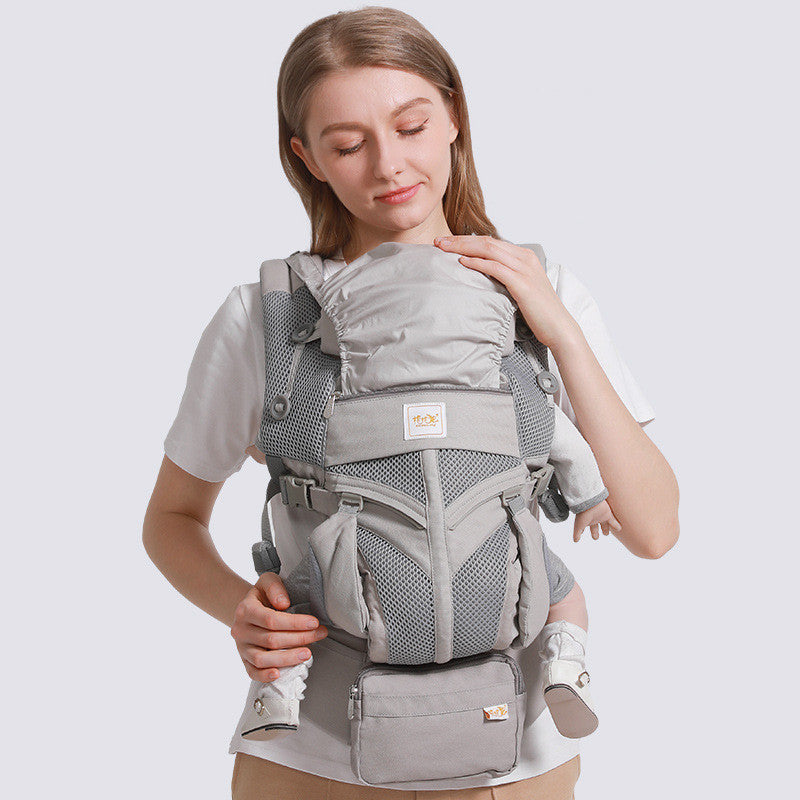 Adjustable Front & Back Baby Carrier with Waist Support