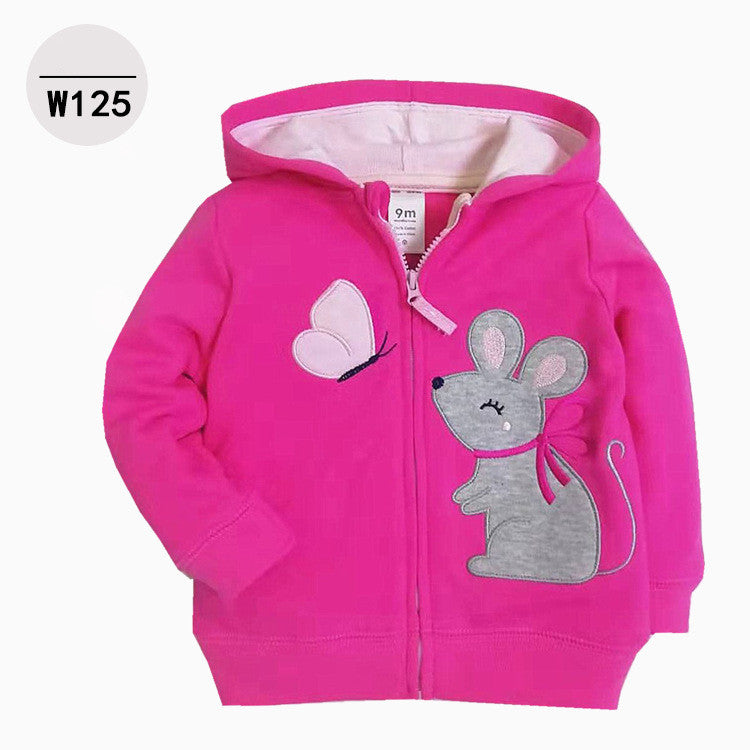 Kids Hooded Zip-Up Hoodie (Baby & Toddler) – Cute Printed Styles