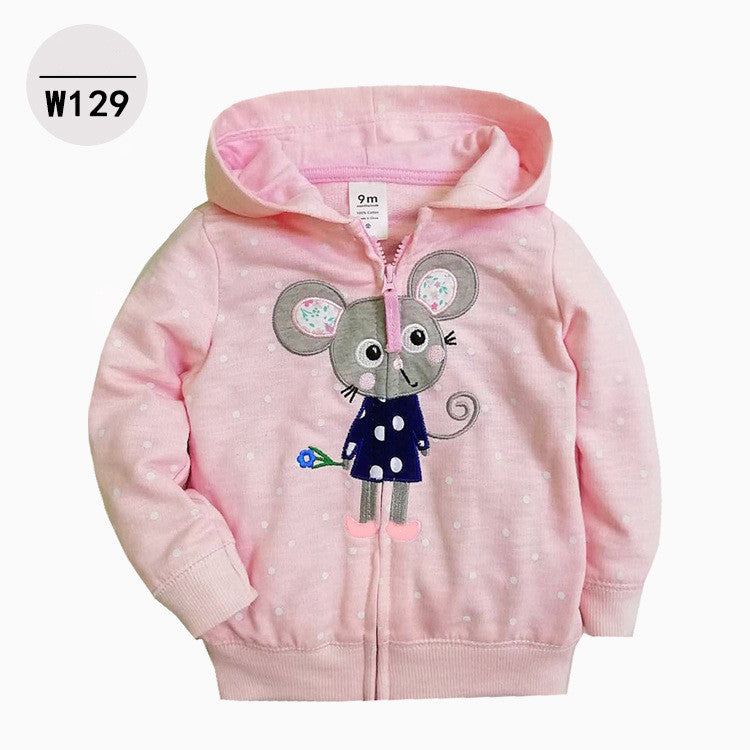 Kids Hooded Zip-Up Hoodie (Baby & Toddler) – Cute Printed Styles