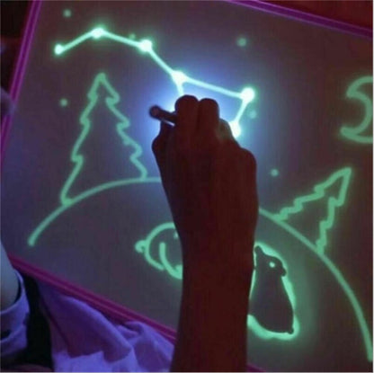 Educational Toy Drawing Pad – 3D Magic 8 Light Effects Puzzle Board Sketchpad