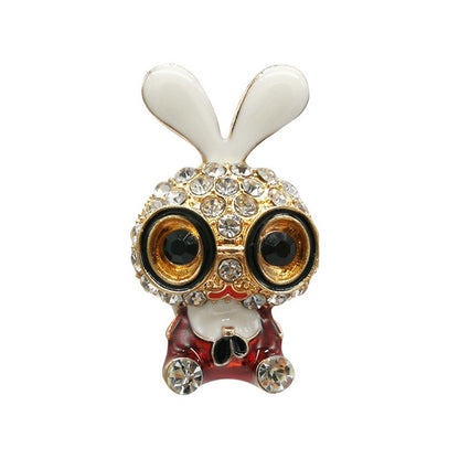 Rhinestone & Pearl Shoe Charms (Metal) – Snap-In Shoe Ornament for Clog-Style Shoes