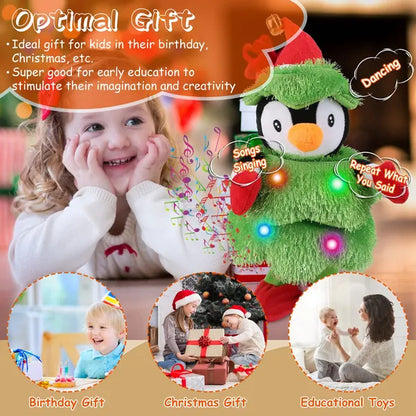Electric Dancing & Singing Plush Toy – Interactive Penguin for Kids
