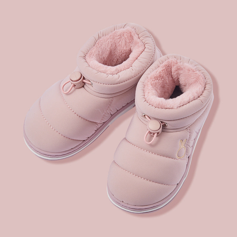 Cozy Winter Toddler Snow Boots – Warm Plush-Lined Puffer Boots with Non-Slip Sole