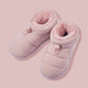 Down leather pink