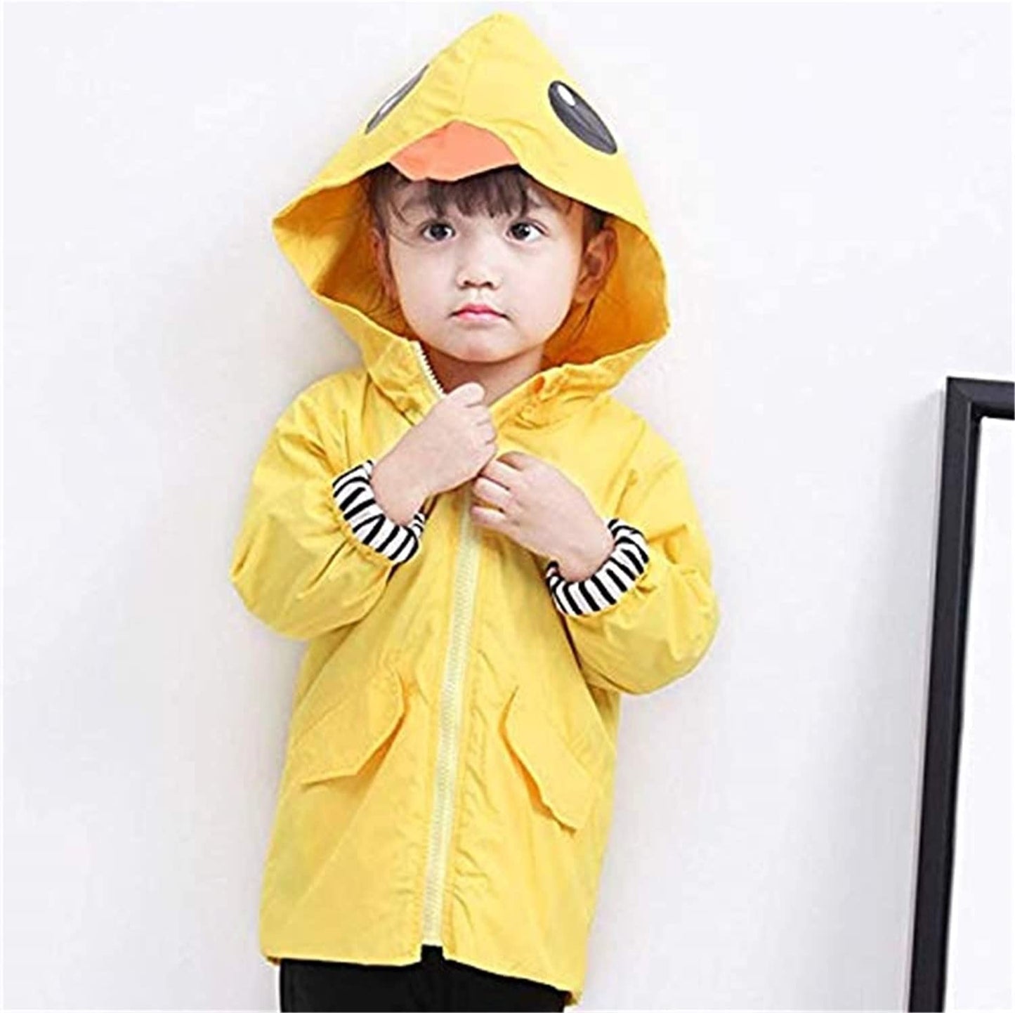 QuackShield Rain Jacket – Duck Hooded Raincoat for Kids