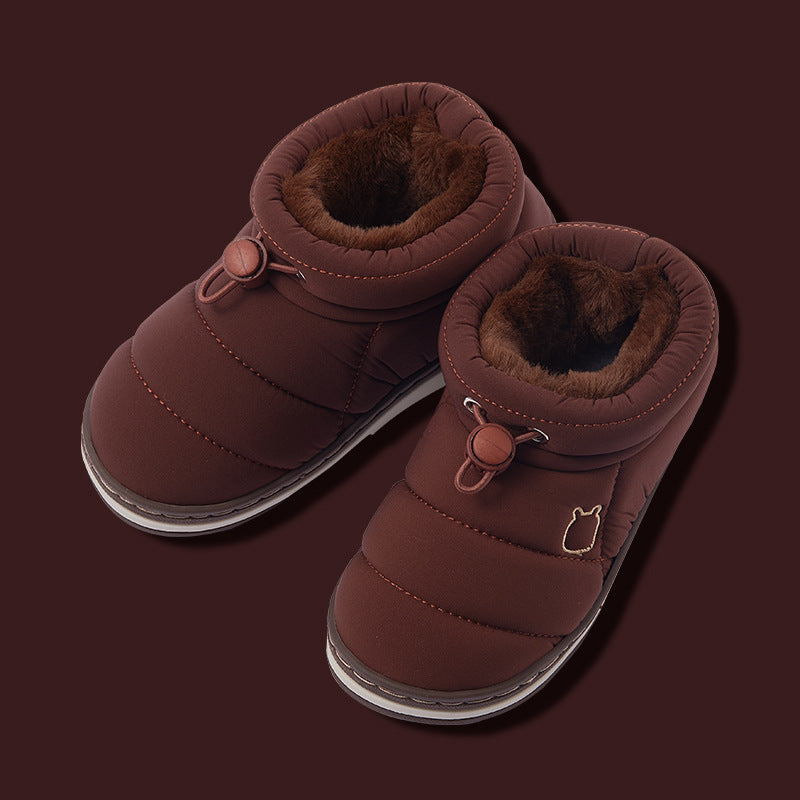 Cozy Winter Toddler Snow Boots – Warm Plush-Lined Puffer Boots with Non-Slip Sole