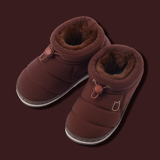 Cozy Winter Toddler Snow Boots – Warm Plush-Lined Puffer Boots with Non-Slip Sole