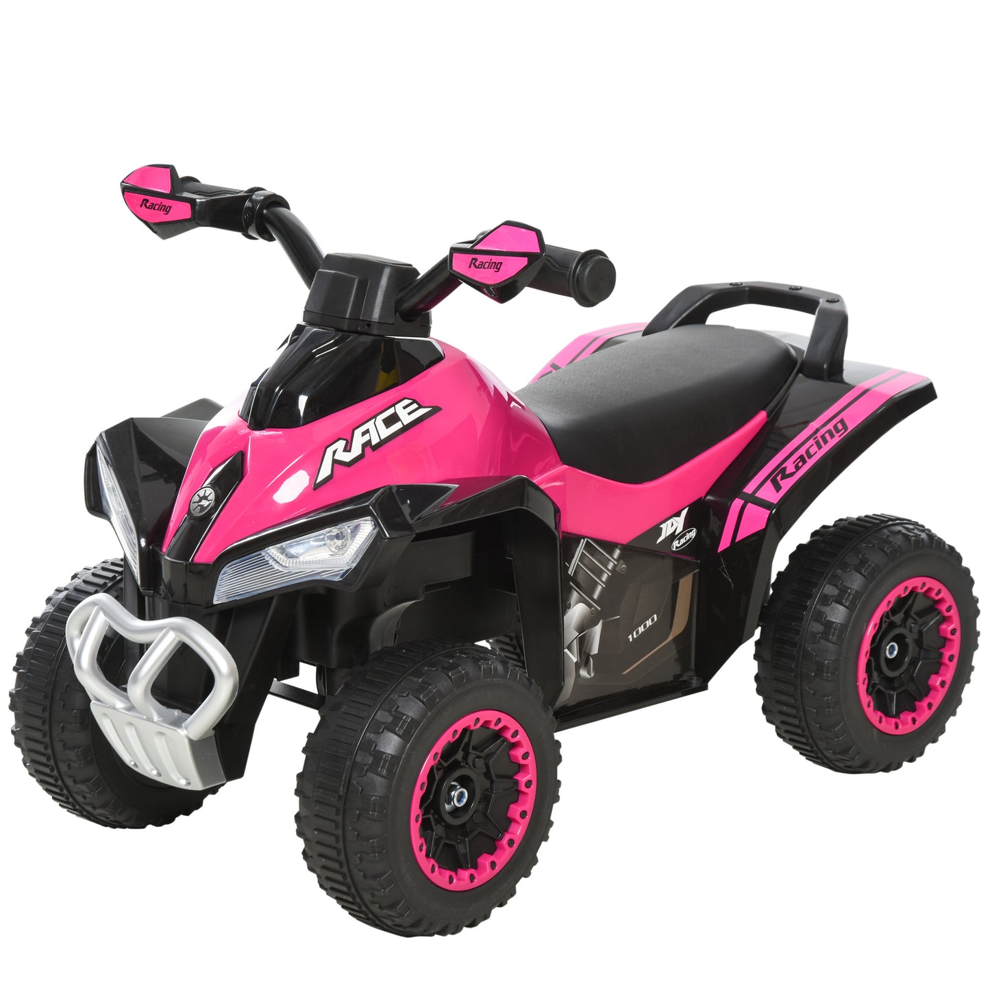 Toddler Push Car Foot-to-Floor 4 Wheels Music Light For Kid