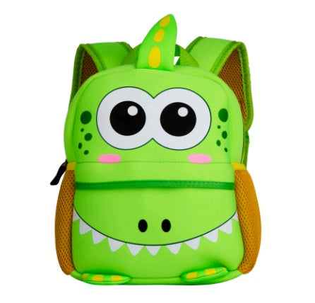 Kids Cartoon Animal Backpack (Kindergarten Size) – Soft Zipper Bag