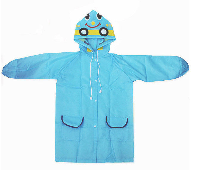 Animal Character Hooded Raincoat for Toddlers & Kids – Duck, Frog, Bunny & More
