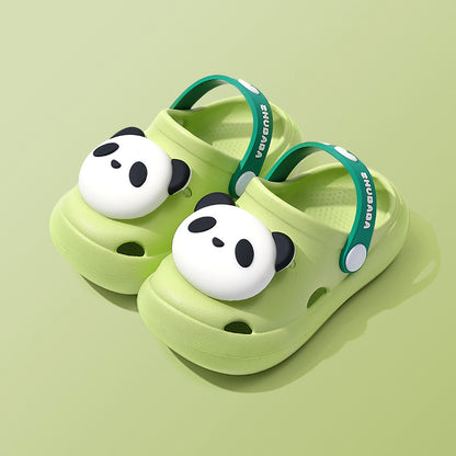 Toddler Cartoon Summer Slippers – Soft EVA Closed-Toe Sandals for Boys & Girls