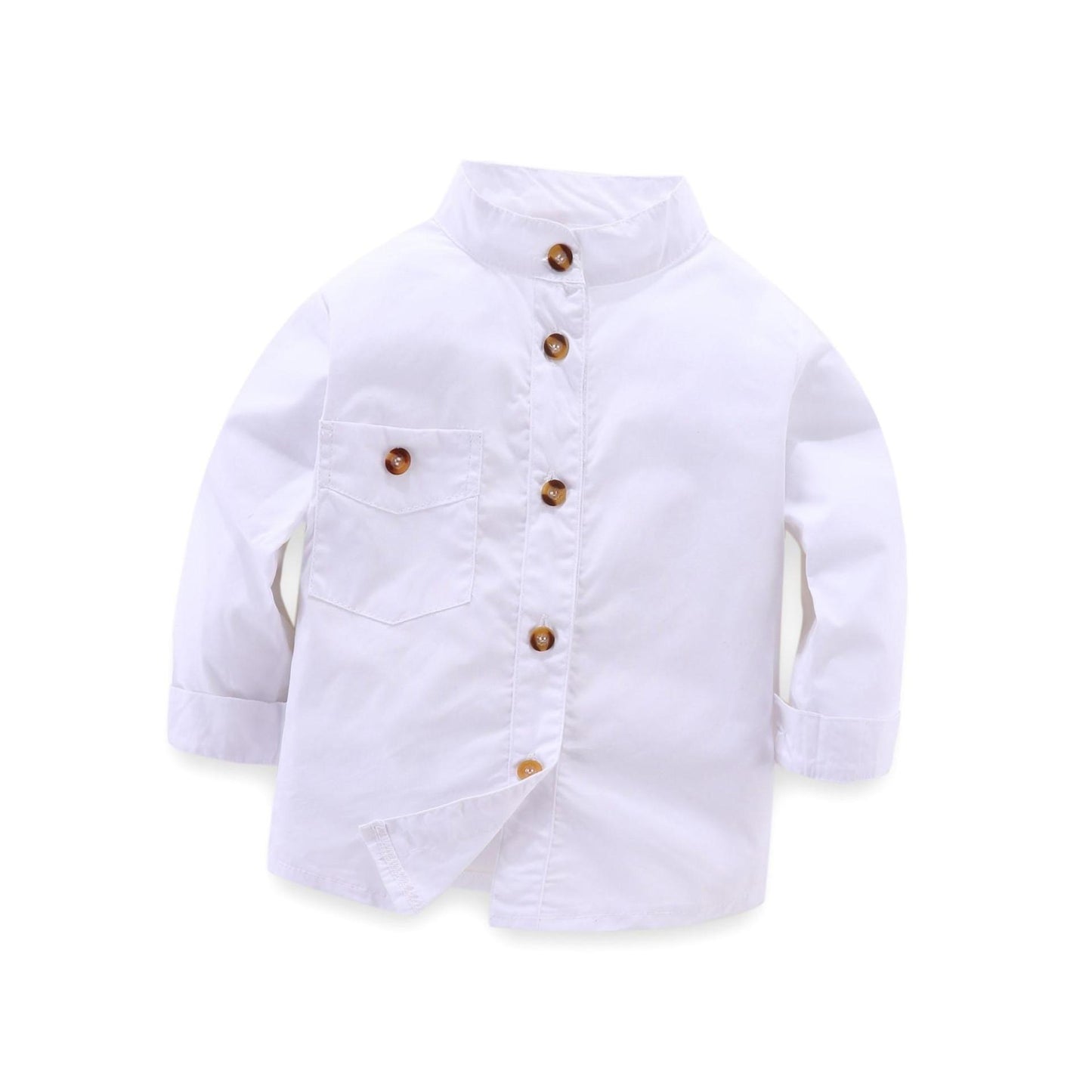 Little Gentleman Suspender Suit Set for Boys – Classic Shirt & Pants Outfit for Special Occasions
