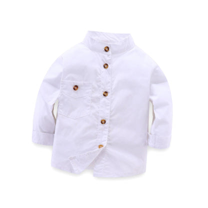 Little Gentleman Suspender Suit Set for Boys – Classic Shirt & Pants Outfit for Special Occasions