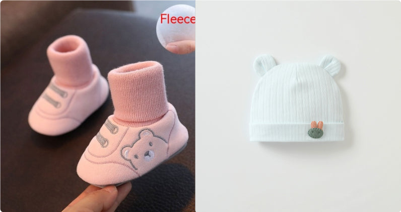 Baby Winter Booties – Non-Slip Plush Sock Shoes for Toddlers (1–3 years)