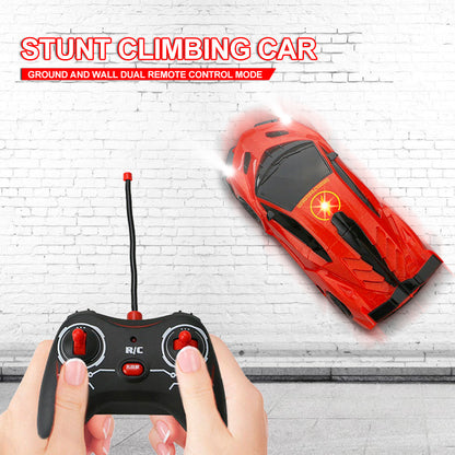 Gravity-Defying Wall Climbing RC Car with LED Lights
