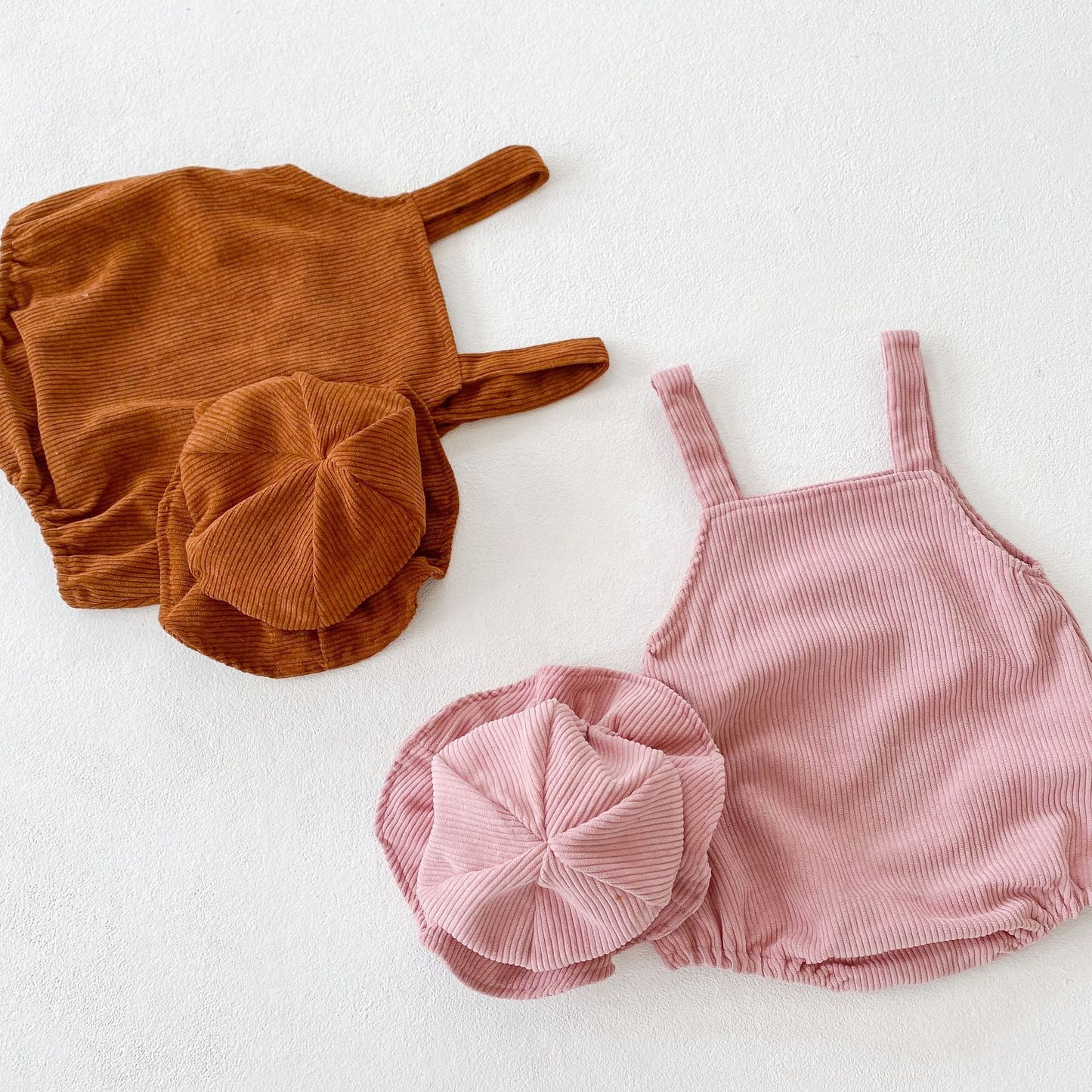 Corduroy Rainbow Sling Romper for Babies & Toddlers