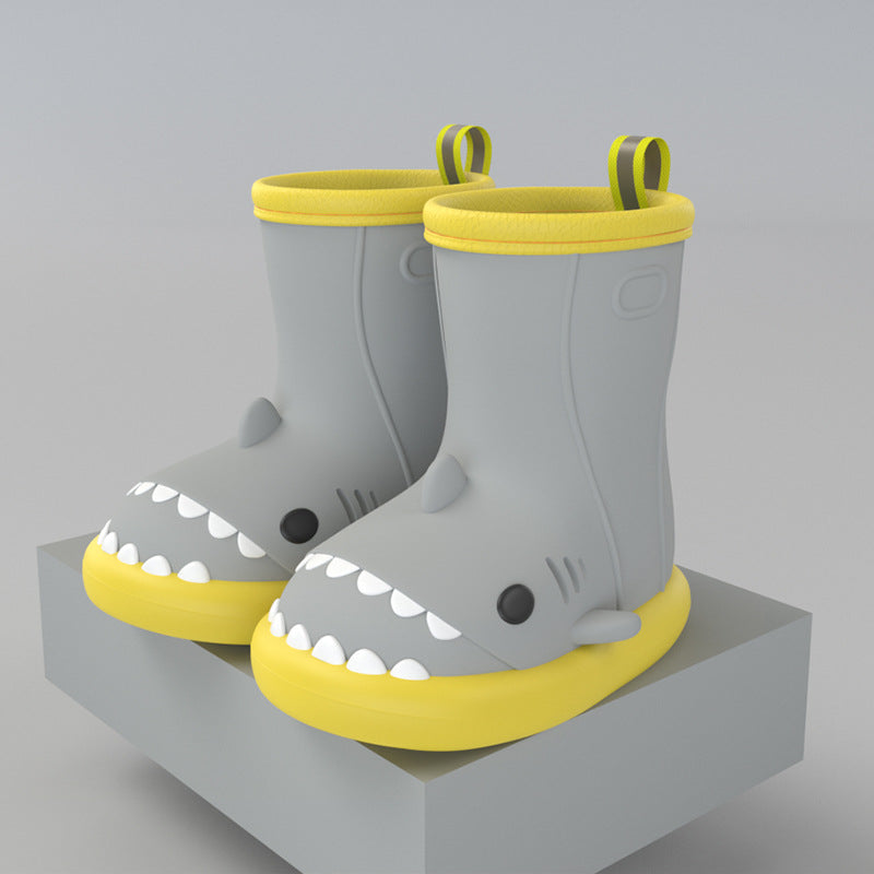 Kids Shark Rain Boots for Toddlers – Waterproof Non-Slip Dino Booties