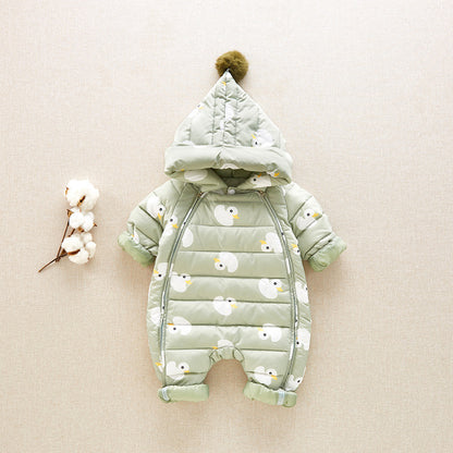 Baby Winter Down Jacket – Ultra-Warm Hooded Snowsuit