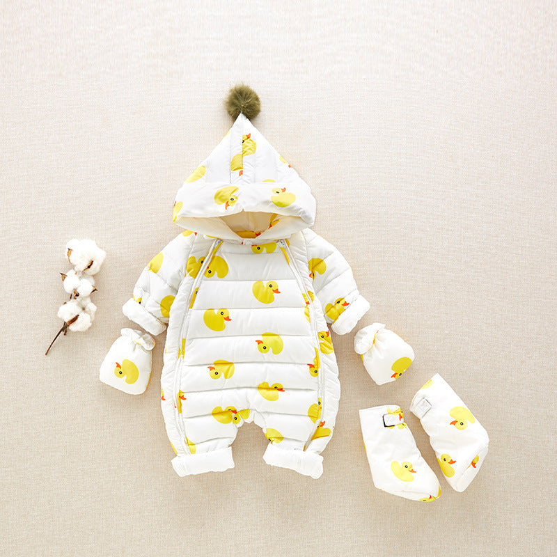 Baby Winter Down Jacket – Ultra-Warm Hooded Snowsuit