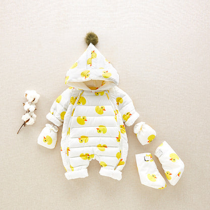 Baby Winter Down Jacket – Ultra-Warm Hooded Snowsuit
