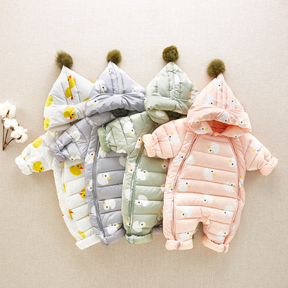 Baby Winter Down Jacket – Ultra-Warm Hooded Snowsuit