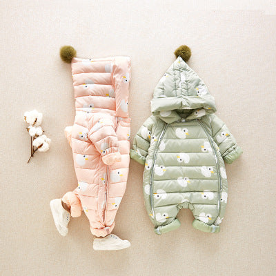 Baby Winter Down Jacket – Ultra-Warm Hooded Snowsuit