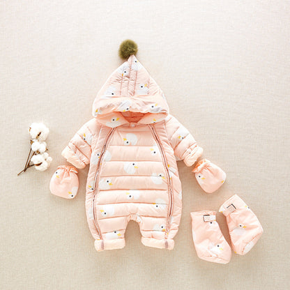 Baby Winter Down Jacket – Ultra-Warm Hooded Snowsuit