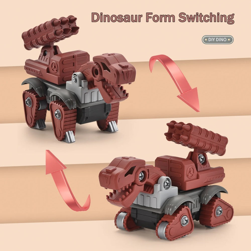 Dinosaur Take-Apart STEM Toys for Kids Ages 3+ – DIY Construction Set