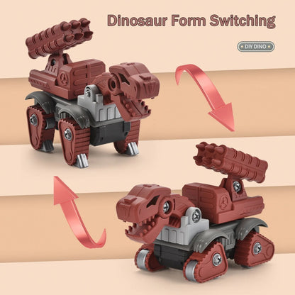 Dinosaur Take-Apart STEM Toys for Kids Ages 3+ – DIY Construction Set
