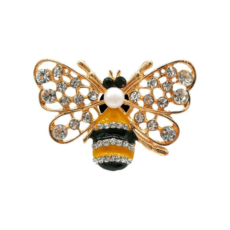 Rhinestone & Pearl Shoe Charms (Metal) – Snap-In Shoe Ornament for Clog-Style Shoes