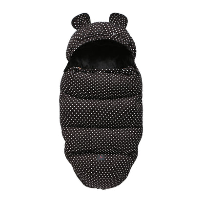 Baby Winter Stroller Sleeping Bag & Footmuff (0–3 Years) – Thick Warm Bunting Bag with Zipper Design
