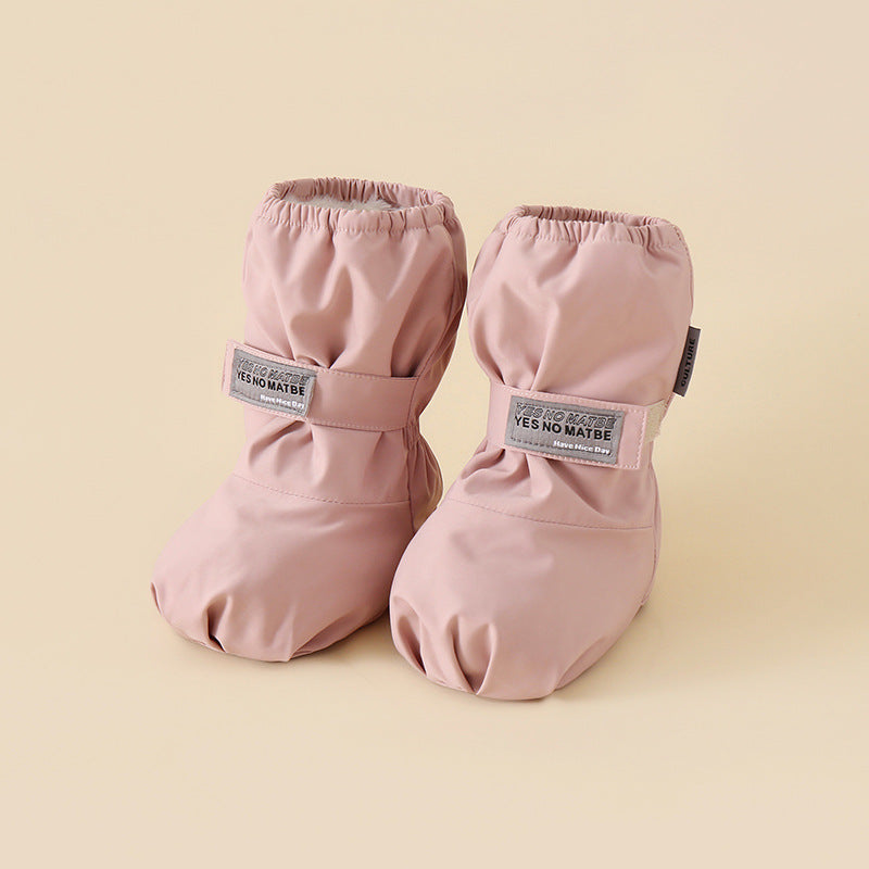 Cozy Waterproof Winter Booties – Fleece-Lined, Windproof & Soft for Babies + Toddlers
