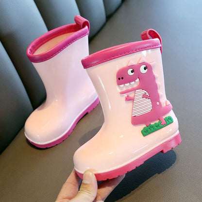Kids’ Dinosaur Rain Boots – Waterproof, Non-Slip, Soft & Lightweight