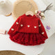 Red Coat Wine Red Dress