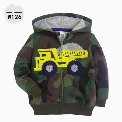 Kids Hooded Zip-Up Hoodie (Baby & Toddler) – Cute Printed Styles