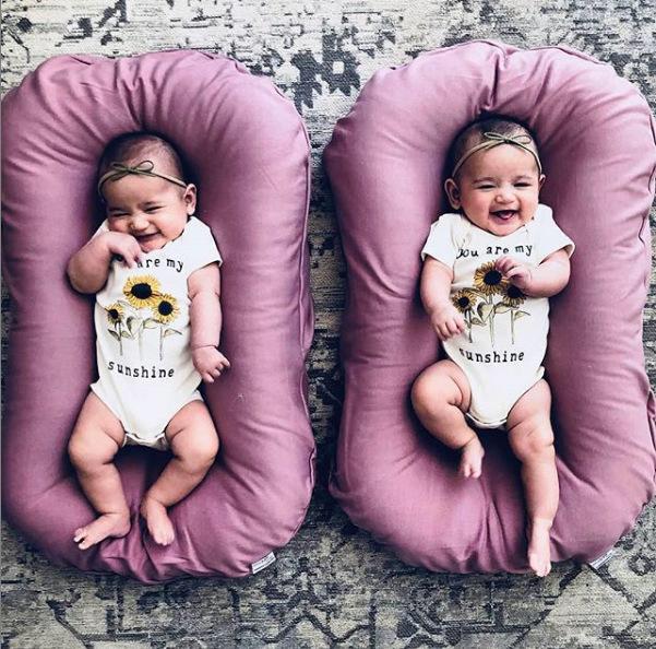 Cozy Baby Nest Lounger Bed – Soft Cotton Newborn & Infant Sleep Pod for Home or Travel