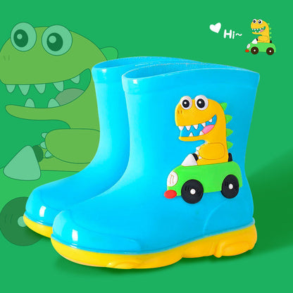 Kids’ Waterproof Cartoon Rain Boots
